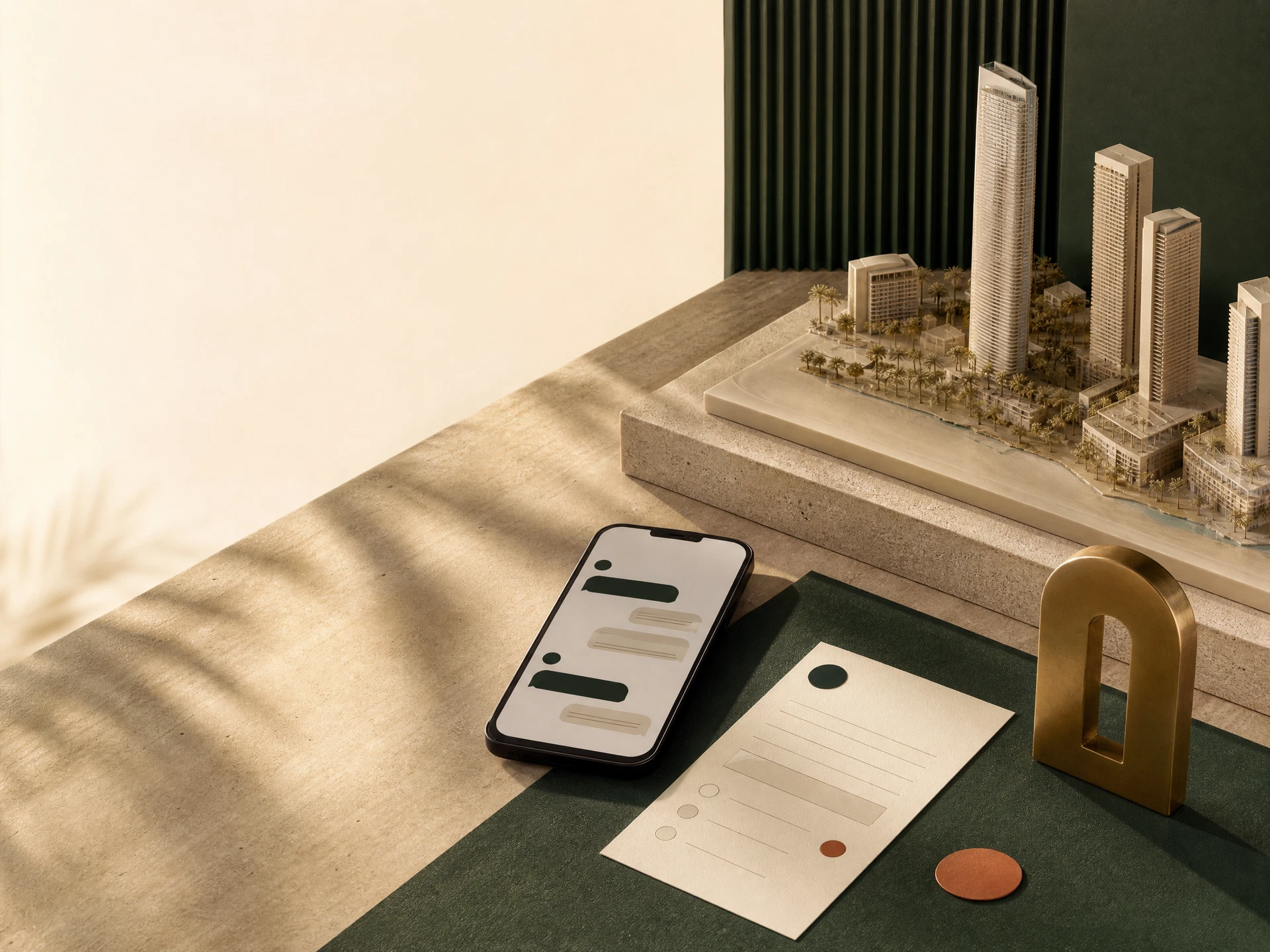 Let property buyers speak with an AI representative while interest is high — Usherdesk guide
